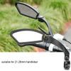 Back View Mirror, Mirrors Back Safety Mirror Right Left Handlebar Review Rear Back View(Left) Mirrors Handlebar Rearview Mirror Mirrors Handlebar view 4