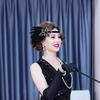 LOWOSAIWOR 1920s Headpiece For Women Flapper Headband For Girl Black 20s Headpiece for 20s Them Party(E Design) view 4