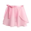 YONGHS Kids Girls Ballet Dance Chiffon Pull-On Wrap Skirts with Waist Tie Classic Basic Active Gymnastic Dancewear Pink 4-6 view 1