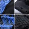 MY KILOMETRE Mens Triathlon Shorts with Adjustable Drawstring Easy Reach Leg Pockets Chamois for Long-Distance Tri Race (Black/SkyBlue X-Large) view 4