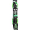 Ocean & Earth Moulded Lime Surfboard Leash - 6' view 1