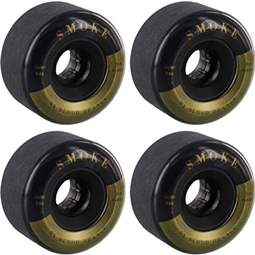 BLOOD ORANGE SMOKE WHEELS 66mm 84a BLACK/GOLD (SET OF 4)