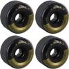 BLOOD ORANGE SMOKE WHEELS 66mm 84a BLACK/GOLD (SET OF 4) view 1