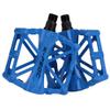 boruizhen Aluminium CNC Bike Platform Pedals Lightweight Road Cycling Bicycle Pedals for MTB BMX (Blue) view 1