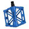 boruizhen Aluminium CNC Bike Platform Pedals Lightweight Road Cycling Bicycle Pedals for MTB BMX (Blue) view 2