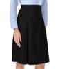 Classroom School Uniforms Little Girl's Girls Kick Pleat Skirt Skirt, Black, 6X view 1
