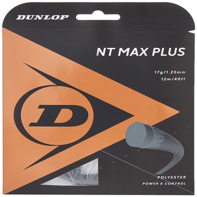 Dunlop Sports NT Max Plus Tennis String, 17G, 660' Reel