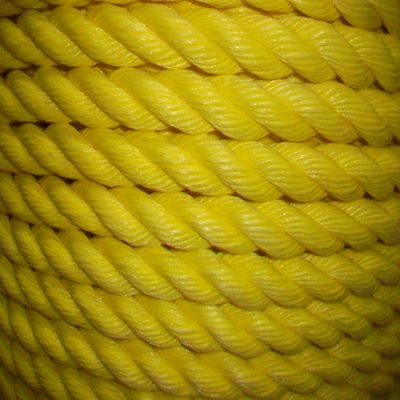 3/4" x 600' Yellow Poly Rope 3/4 x 600 Polypropylene 3 Strand Twisted