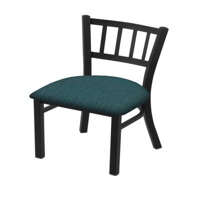 Holland Bar Stool Co. 610 Contessa 18" Chair with Black Wrinkle Finish and Graph Tidal Seat