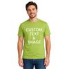 Custom T Shirts for Men Women Personalized Photo Text Logo Unisex Cotton Tee Design Your Own Front Back Print Adult Shirt view 1