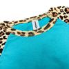 ILTEX Plain Raglan Lightweight Cotton and Polyester T-Shirt 3/4 Sleeves Athletic Baseball Jersey Unisex Multi Function Sports, Outdoors and Gym (30+ Colors) (Tiffany/Cheetah, Medium) view 3