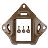 Tactical Helmet NVG Mount Shroud Steel Sports Camera Bracket Base for Fast Helmet (Tan) view 1