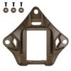 Tactical Helmet NVG Mount Shroud Steel Sports Camera Bracket Base for Fast Helmet (Tan) view 3