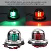 Aramox Navigation Lights, Pair Red & Green LED Navigation Light Lamp Sidelight for Marine Boat Yacht Accessory view 2