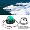 Aramox Navigation Lights, Pair Red & Green LED Navigation Light Lamp Sidelight for Marine Boat Yacht Accessory view 3