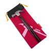 Alomejor Tent Peg Bag Camping Portable Tent Stakes Bag Hammer Nail Pouch for Hiking Camping Tent Hammers and Other Accessoris (Red) view 1