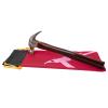 Alomejor Tent Peg Bag Camping Portable Tent Stakes Bag Hammer Nail Pouch for Hiking Camping Tent Hammers and Other Accessoris (Red) view 2