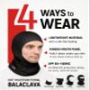 GOT Sports UPF 50+ Balaclava Ski Mask - Windproof Balaclava for Cold Weather Men Women - Snowboard, Motorcycle Sheisty Mask (Black) view 3