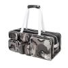 K-Cliffs Tennis Racket Bag | Deluxe Ballistic Nylon Travel Duffel | Shoe Compartment Snow Camo White Black view 1
