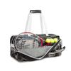 K-Cliffs Tennis Racket Bag | Deluxe Ballistic Nylon Travel Duffel | Shoe Compartment Snow Camo White Black view 3