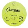 PerfectPitch 3 Star Soccer Ball44; Yellow & Black - Size 4 view 1