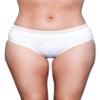 Be Wicked Sexy Seamless Microfiber Boy Short Brief Panty (White, XL) view 1