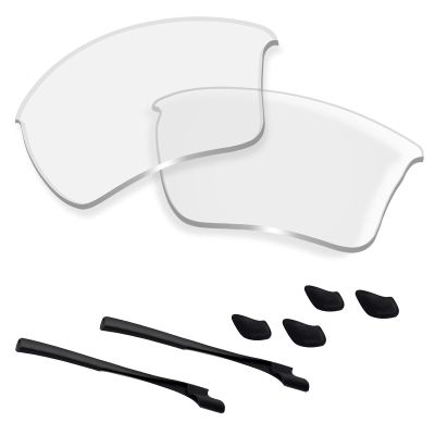 Betterun HD Clear Replacement Lenses/Rubber Kits for Oakley Half Jacket 2.0 XL
