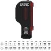 LEZYNE Strip Drive Bicycle USB Rechargeable IPX7 Waterproof Red LED Rear Light w/Multiple Solid & Flash Modes | Silicone Rubber Mounting Strap Included, Black, 150 Lumens/Micro USB view 4