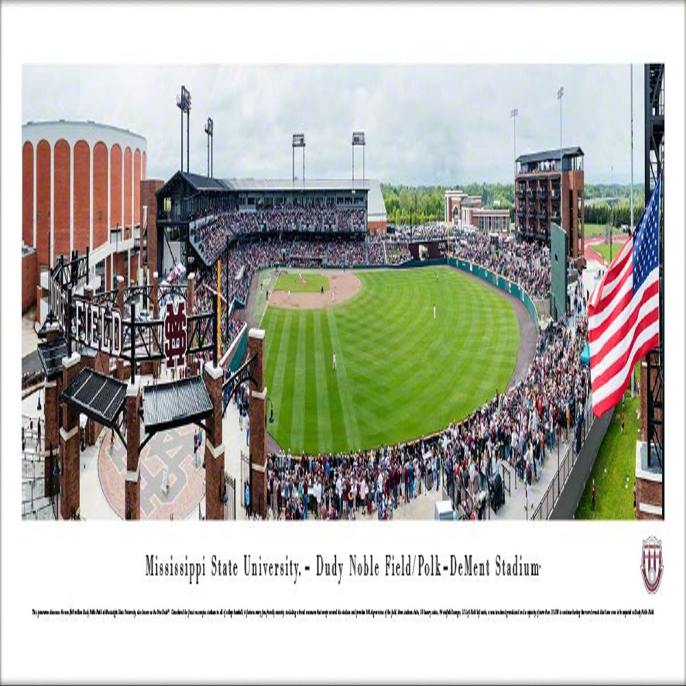 Mississippi State Baseball - Unframed 40 x 13.5 Poster by Blakeway Panoramas