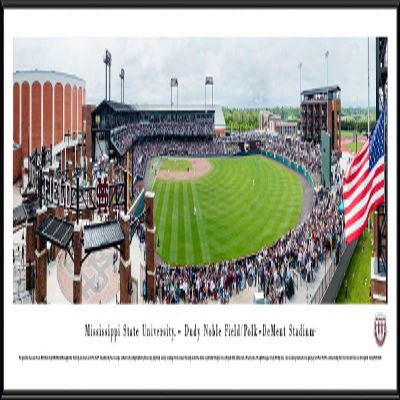 Mississippi State Baseball - 40.25x13.75-inch Standard Framed Picture by Blakeway Panoramas