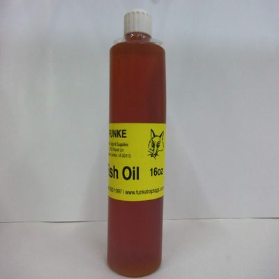 Funke Trap Tags & Supplies Fish Oil (4 OZ FILP Top Bottle)