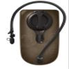 CamelBak Mil Spec Crux 85oz/2.5L Reservoir with Black Tube Cover - Tactical Hydration Bladder - Faster Water Flow Rate - Leak-Proof Water Bladder - Ergonomic Shape - Big Bite Valve - BPA-Free, Black view 1