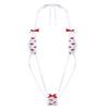 FEESHOW Women Strawberry Micro Monokini Bikini Mini Slingshot Swimsuit Extreme Beachwear Type D One Size view 1
