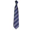 7.5CM Unisex Narrow Ties Microfiber Striped Pattern Necktie School Costume (A15 grey+blue) view 1