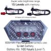 E-Tac Light Compound Bow Sight Light 3/8-32 15 Level Rechargeable Li-ion BT Sensor Auto On/Off NO ADAPTERS (Blue + White) view 2