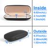 RayLove Unisex Hard Shell Eyeglasses Cases, Protective Case For Glasses(Black) view 2
