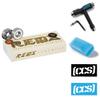 Bones Ceramic Super Reds 16 Pack - 8mm with CCS Skateboard Tool, Wax, and Stickers view 1