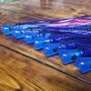 Lobo Lures 36" Skipjack Hybrid UV 8" Blue Mackerel Baits Splash Bar Bigeye Tuna Fishing Spreader Bar Made in USA (5 Bird) view 2