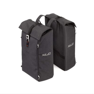 XLC Unisex - Adult BA-S92 Double Pannier Bag, Anthracite, 150 x 330 x 370 cm
