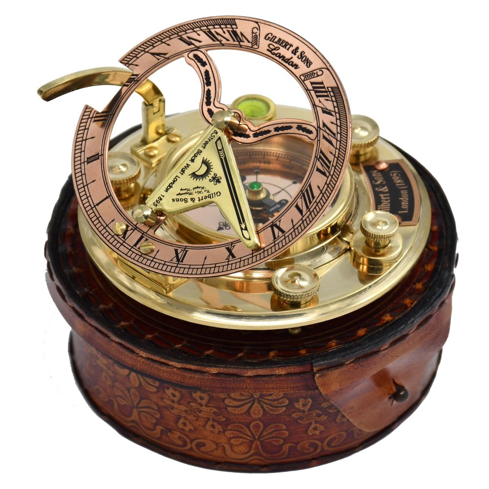 Engraved Nautical Compass - Personalized Compass for Men, Groomsmen, Weddings, Hiking, and Corporate Gifts