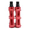boruizhen Aluminium CNC Bike Platform Pedals Lightweight Road Cycling Bicycle Pedals for MTB BMX (Red) view 3