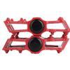 boruizhen Aluminium CNC Bike Platform Pedals Lightweight Road Cycling Bicycle Pedals for MTB BMX (Red) view 4
