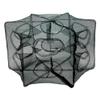 GOTOTOP Foldable Fishing Net, Portable Fish Shrimp Minnow Crayfish Crab Baits Cast Mesh Trap Automatic, Hexagon Fishing Net Cage Crab Fish Minnow Crawdad Shrimp(12 Holes) view 1