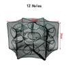 GOTOTOP Foldable Fishing Net, Portable Fish Shrimp Minnow Crayfish Crab Baits Cast Mesh Trap Automatic, Hexagon Fishing Net Cage Crab Fish Minnow Crawdad Shrimp(12 Holes) view 2