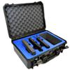 3 Pistol 12 Magazine + Accessories Storage Doro Waterproof Pistol Case with Custom MyCaseBuilder Foam Insert view 1