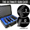 3 Pistol 12 Magazine + Accessories Storage Doro Waterproof Pistol Case with Custom MyCaseBuilder Foam Insert view 3