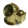 Nautical Compass Maritime Oil Lamp Gimbaled Binnacle Kompass. Shiny Brass Steampunk Ornaments. view 4