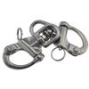 keehui 3.5inSwivel Eye Snap Shackle Quick Release Bail Rigging Sailing Boat 316 Stainless Steel for Sailboat Spinnaker Halyard(4pcs) view 4