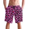 visesunny Hot Summer Leopard Print Beach Shorts Men Swim Trunks Sports Running Bathing Suits with Mesh Lining view 1