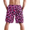 visesunny Hot Summer Leopard Print Beach Shorts Men Swim Trunks Sports Running Bathing Suits with Mesh Lining view 2